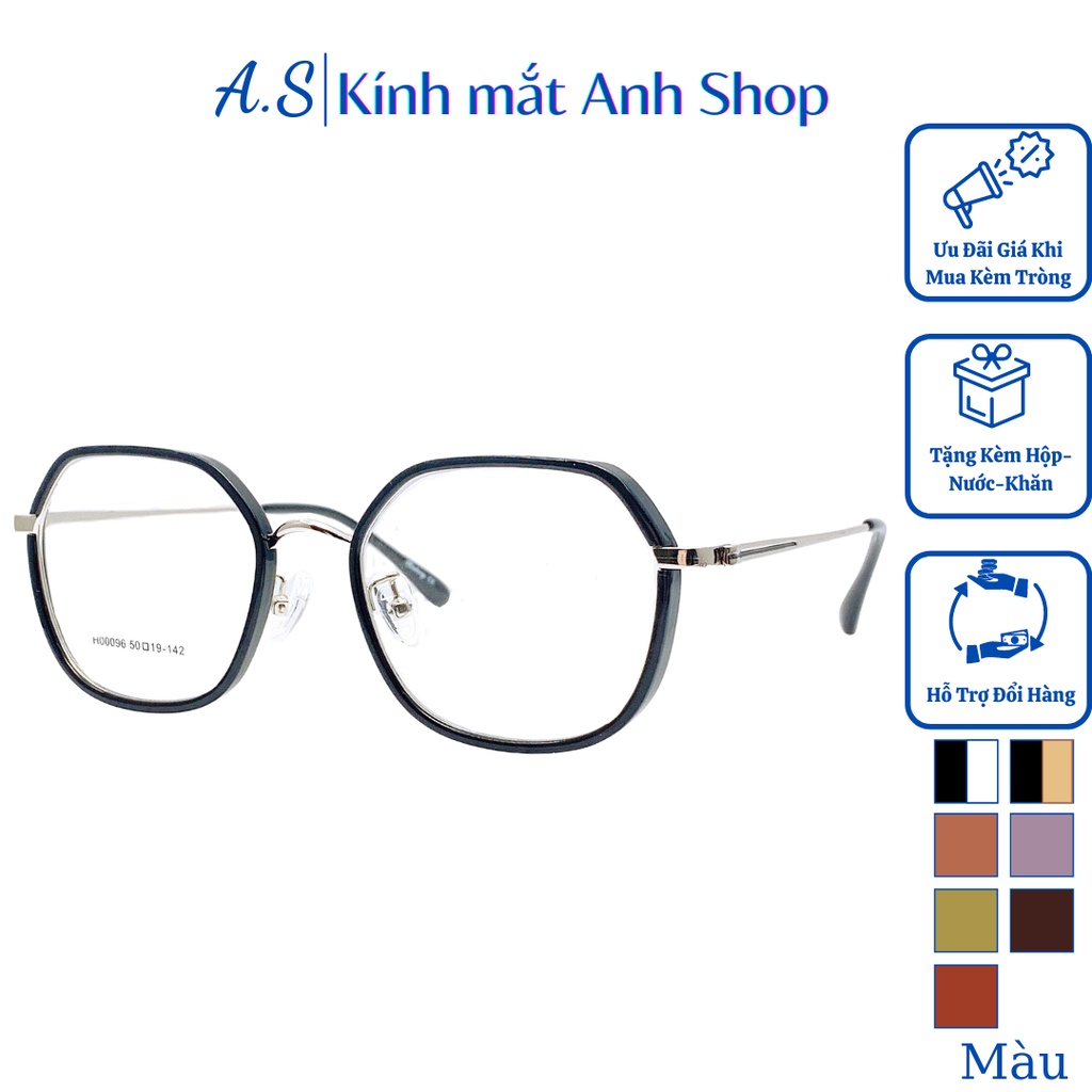 Kính lục giá nam nữ chất liệu kim loại thời trang cao cấp bền dày dặn 00096