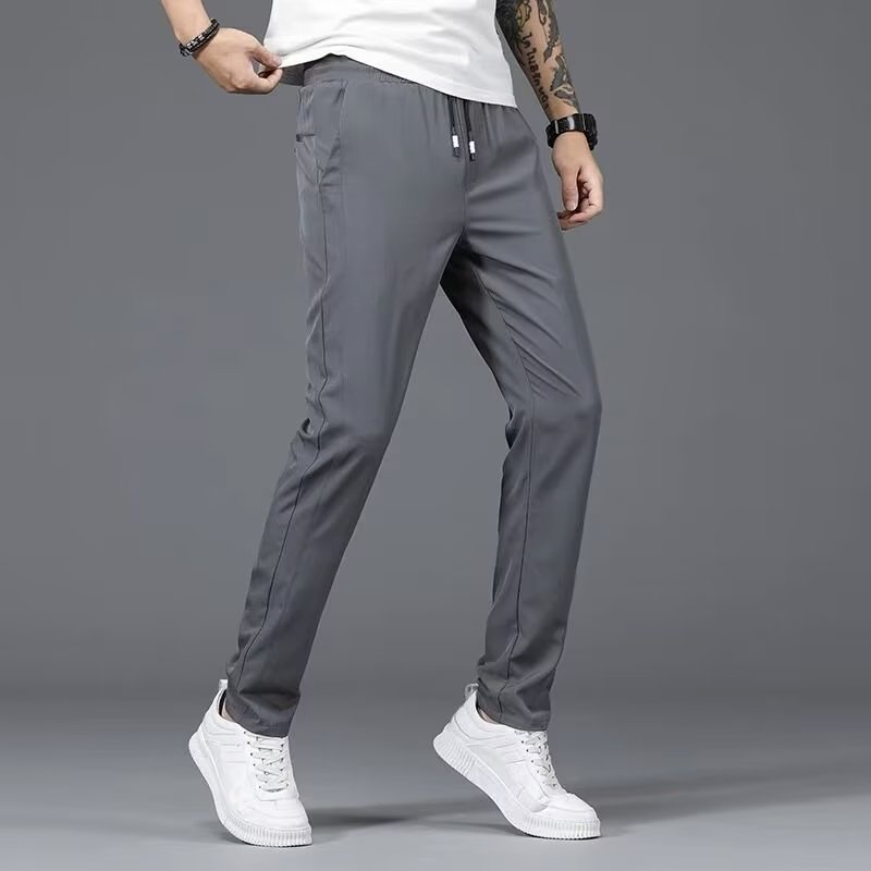 Quần Dài Dáng Rộng Mỏng Phong Cách Mới Thời Trang Mùa Hè Cho Nam