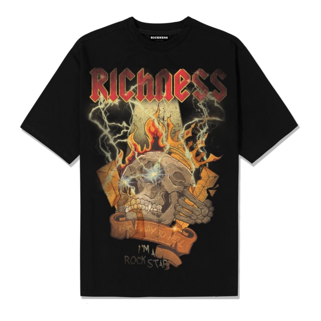 RICHNESS THE HADES SKULL TEE 100% COTTON - Local Brand Chính Hãng