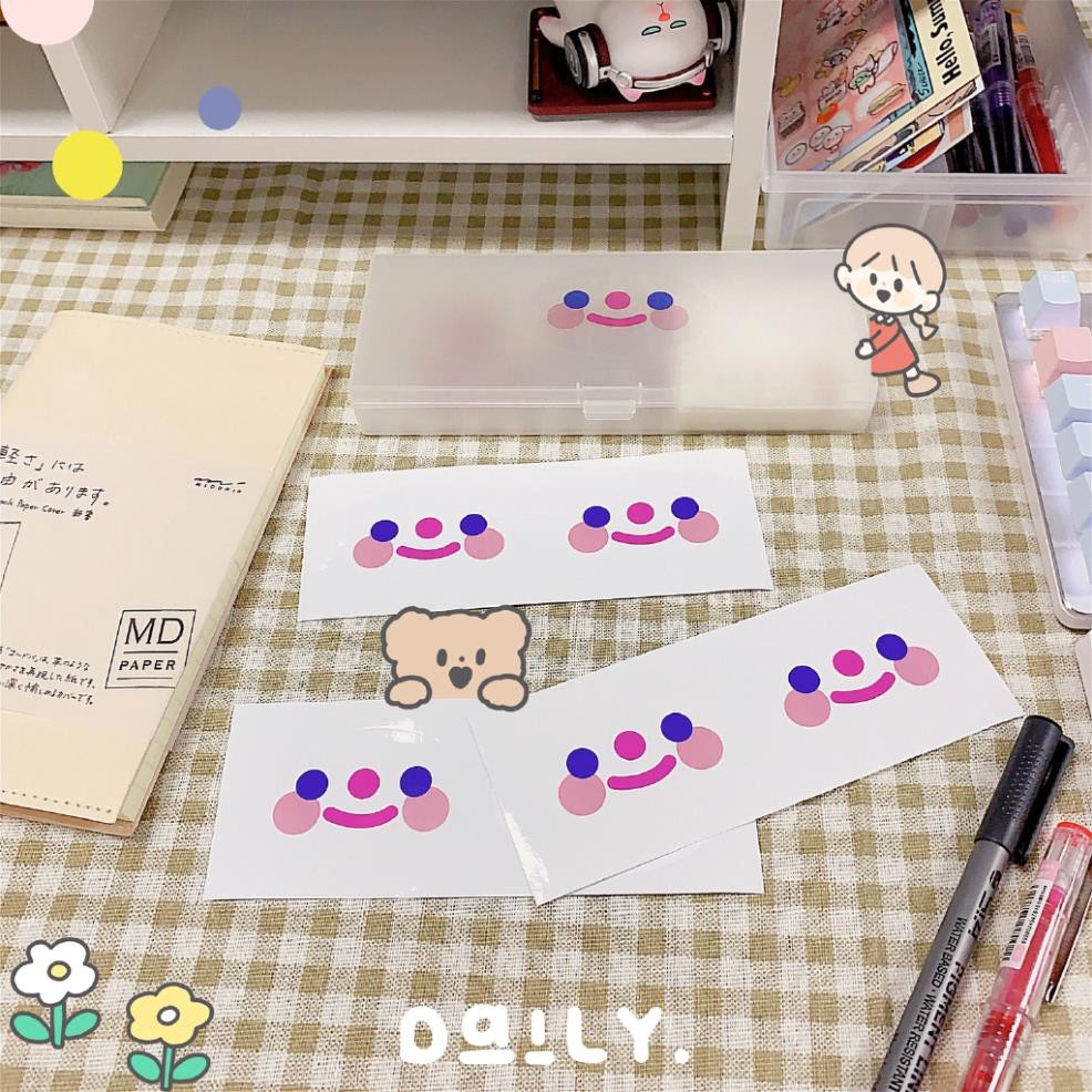 Mua Hình dán mặt cười nhãn dán sticker dễ thương trang trí sổ tay ...