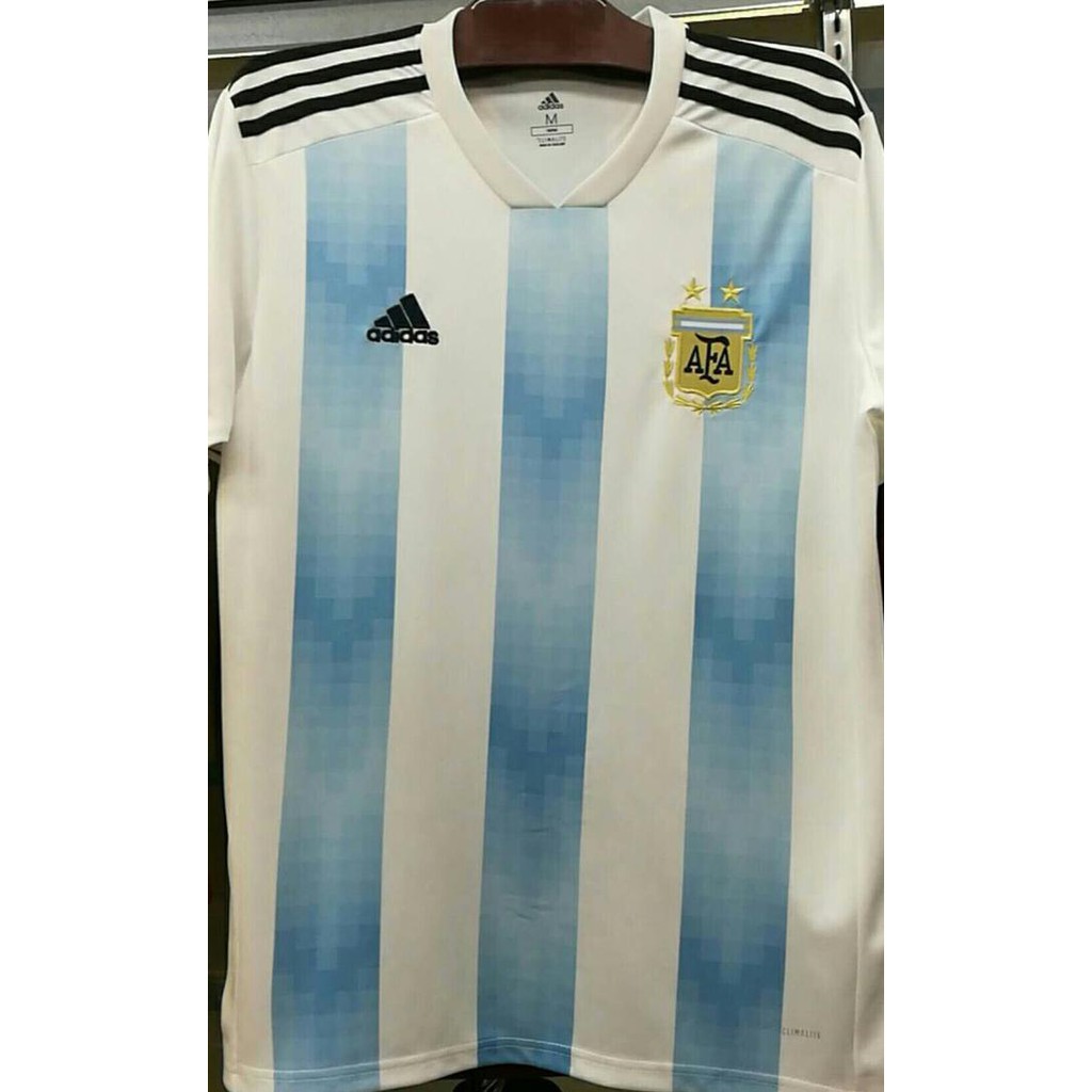 Áo Thun Số Nd77 Đội Tuyển Argentina World Cup 2018