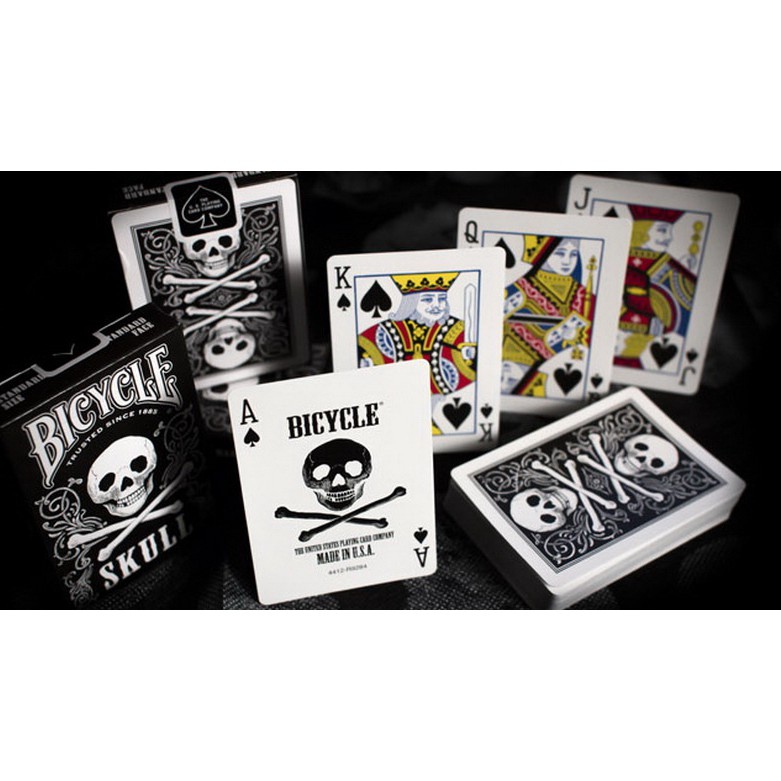 Bicycle Skull Playing Cards Paper Cards Magic Poker Card Magic Trick Collection Card Gaming Card