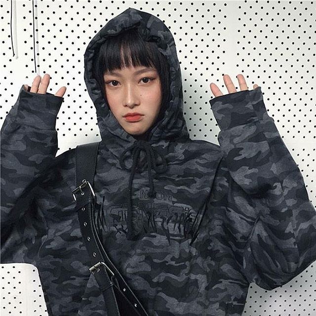 Áo hoodie camo