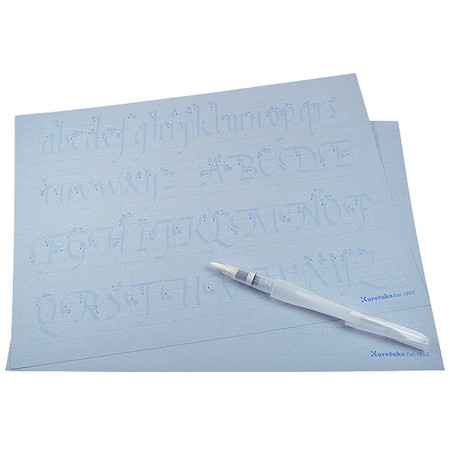 Bộ luyện viết thư pháp Kuretake lettering A to Zig