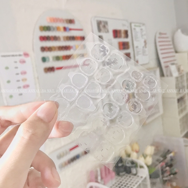 Miếng dán móng - keo dán nail box tạm thời
