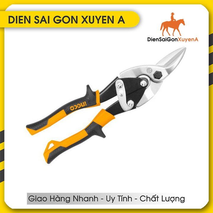 Kéo cắt tôn mũi cong phải 10inch 250mm INGCO HTSN0110R - Điện Sài Gòn Xuyên Á
