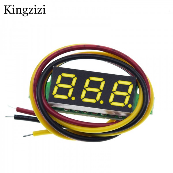 Vôn Kế Kỹ Thuật Số 3 Dây 0.28 inch DC 0-100V Có Màn Hình LED