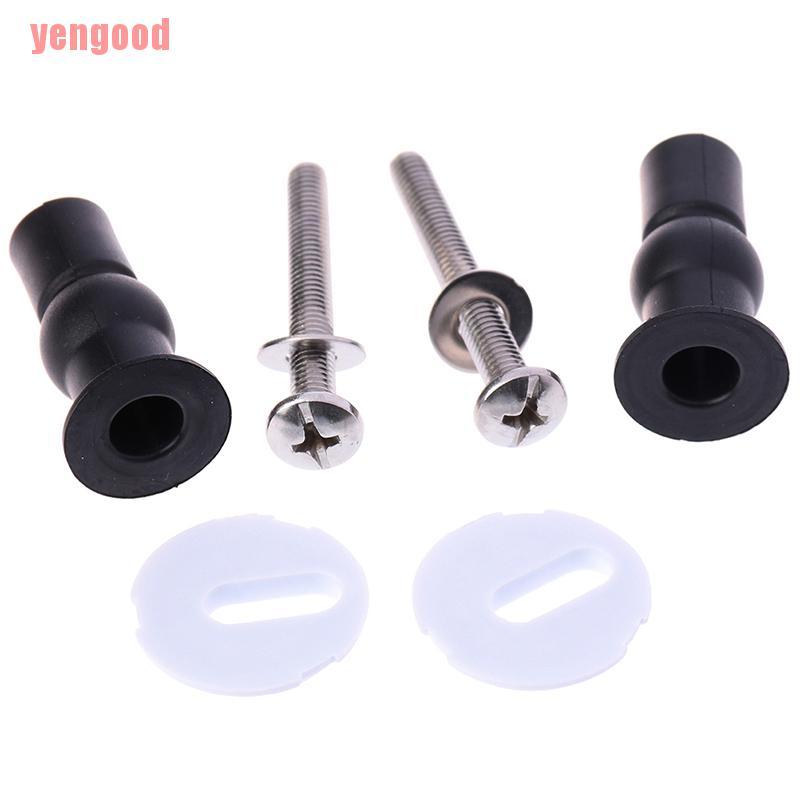 Set 2 ốc cố định bệ ngồi toilet bằng cao su tiện dụng