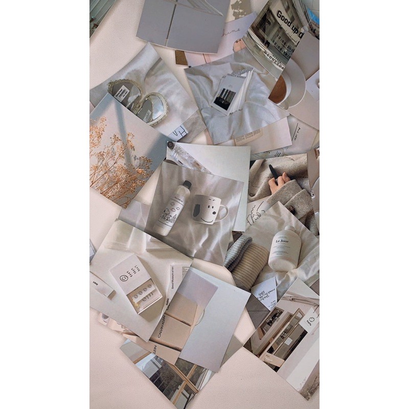 Aesthetic Sticker Set - 40 tấm