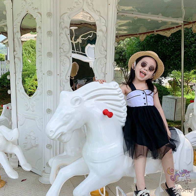 Đầm Công Chúa Phối Ren Cho Bé Gái