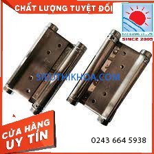 [Hàng chính hãng] bộ 2 lá bản lề 2 chiều inox nhỏ- 3inch