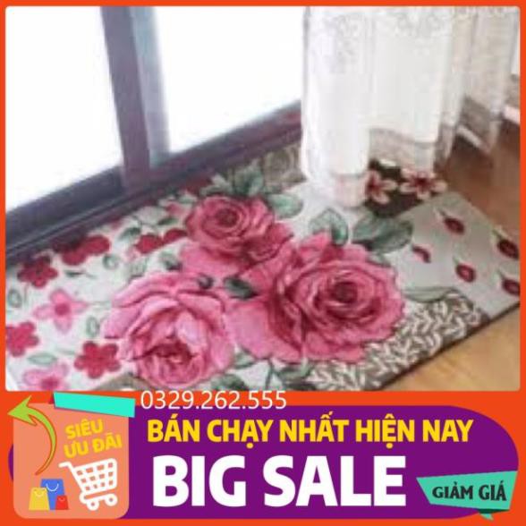 (FreeShip) Hàng dầy đẹp - Thảm lau chân 3D đế cao su chống trơn 40x60cm