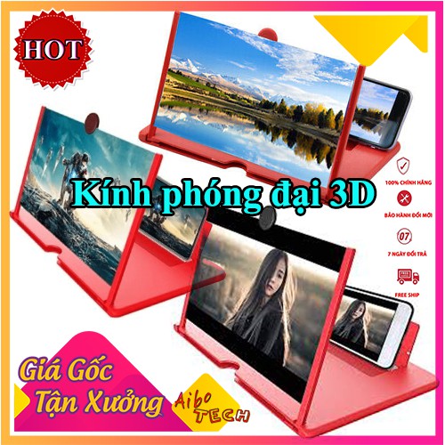 [BH 1 Đổi 1] Kính phóng đại to màn hình điện thoại 3D 4D chuẩn HD (10 inches) cho xem phim chuyên dụng | BigBuy360 - bigbuy360.vn