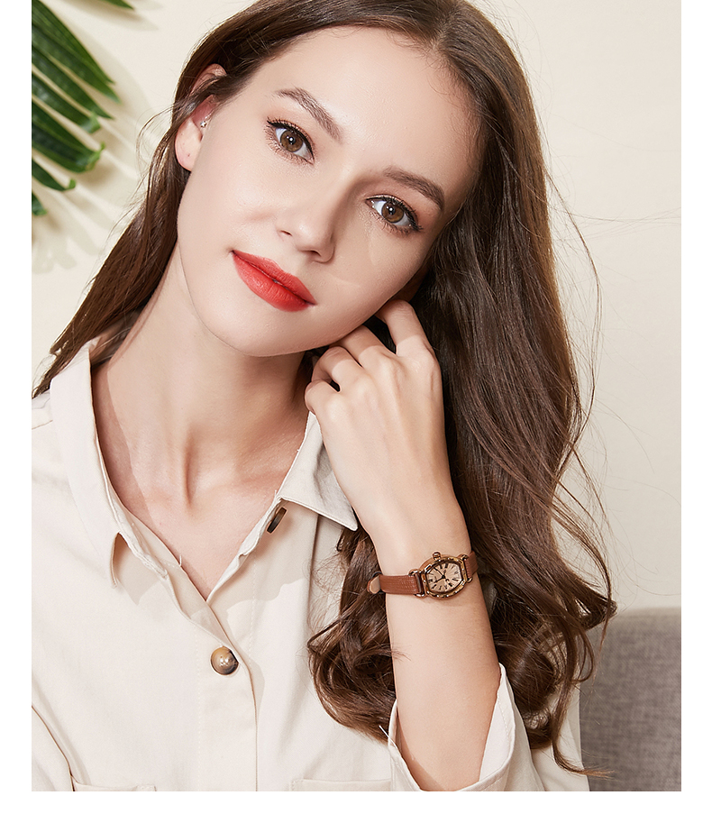 JULIUS Đồng Hồ Nữ Dây Da Mặt Tròn Thời Trang | BigBuy360 - bigbuy360.vn