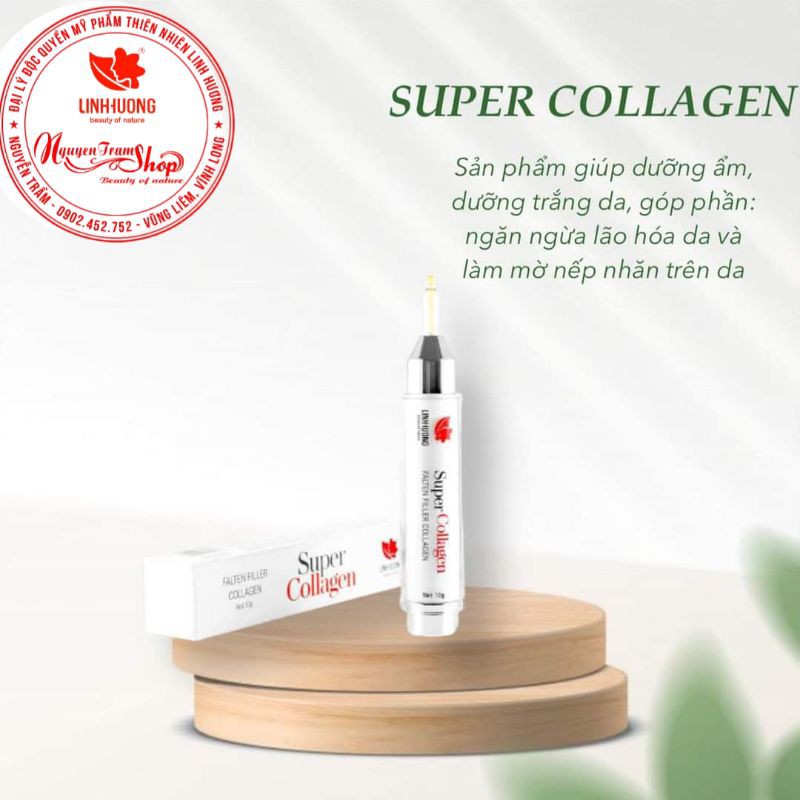 Super collagen cấy trắng da Linh Hương [Chính hãng]