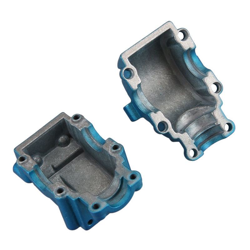 Set 2 Hộp Số Trên Và Dưới Bằng Kim Loại Gợn Sóng Chuyên Dụng Ốp 144001-1254 Cho 1/14 WLtoys 144001 Phụ Tùng Ô Tô RC