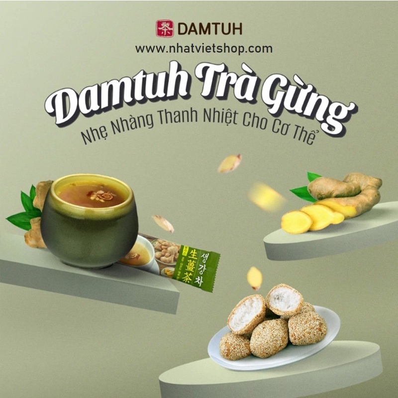 Trà Gừng Damtuh Hàn Quốc 225g
