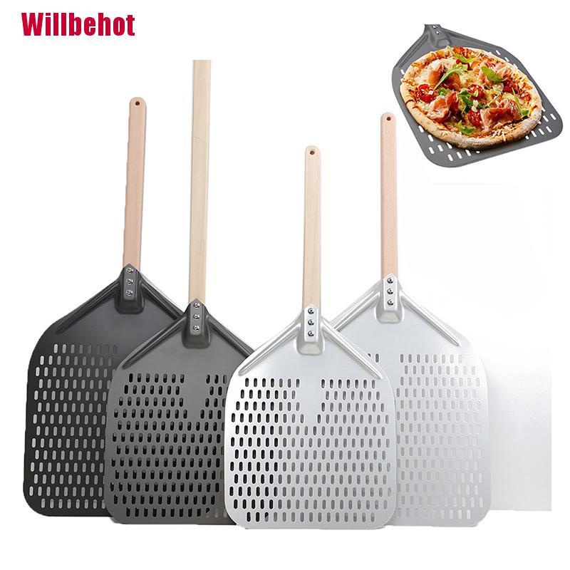 Xẻng Xúc Bánh pizza 12 / 14 Inch Bằng Nhôm Dài Chuyên Dùng