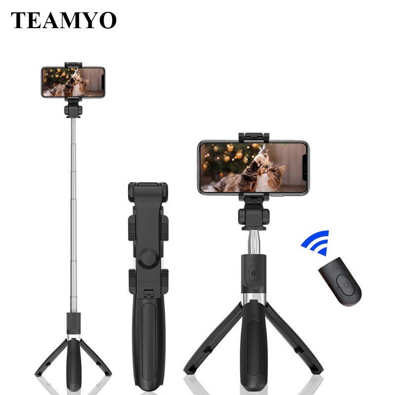 Gậy Chụp Ảnh Tự Sướng + Điều Khiển Từ Xa Tích Hợp Bluetooth Cho Điện Thoại | BigBuy360 - bigbuy360.vn