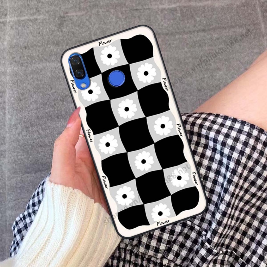 Ốp lưng Huawei Nova 3 / Nova 3i ốp điện thoại LineBear, bé tóc xù, hoa siêu đẹp