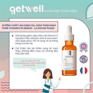 Dưỡng chất cải thiện làm sáng da La Roche Posay Pure Vitamin C10 30ml