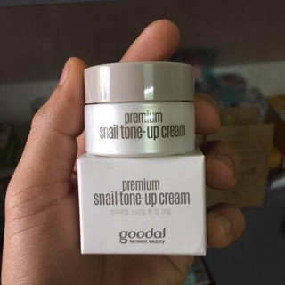 Kem ốc sên dưỡng trắng da Goodal Premium Snail Tone Up Cream - zise mini 10ml