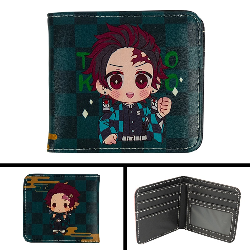 Ví Ngắn In Hình Nhân Vật Tanjirou Nezuko Kiyuki Zenitsuki Purgatory Inosuke Thời Trang