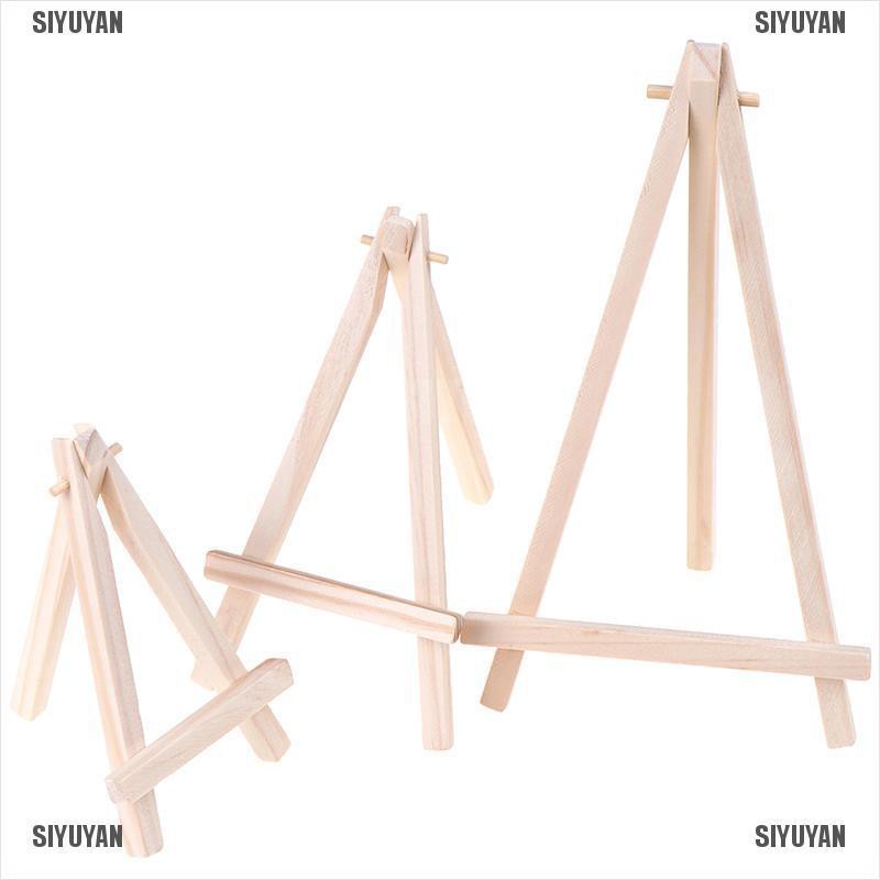 Giá Đỡ Ba Chân Mini Bằng Gỗ & Vải Bạt Dùng Trưng Bày Tranh Vẽ