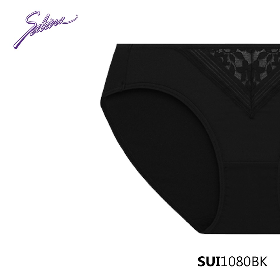 Combo Áo Lót Mút Dày Tạo Khe Chữ V Không Gọng Và Quần Đồng Bộ Màu Đen Mordern V Wireless By Sabina SBI1080BK+SUI1080BK | BigBuy360 - bigbuy360.vn