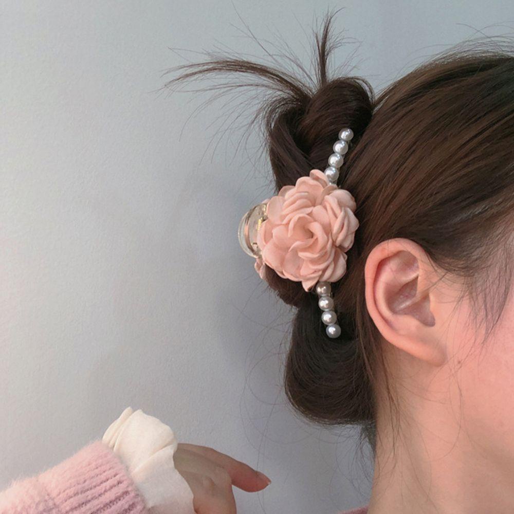 Kẹp Tóc Hoa Trà Phong Cách Retro Thời Trang Cho Nữ