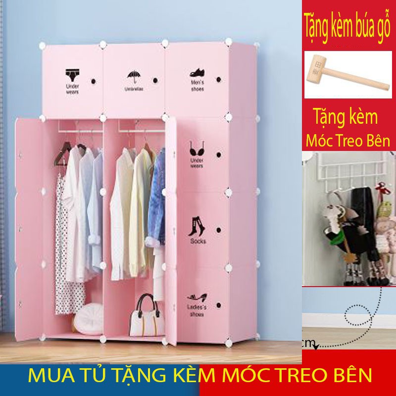 Tủ nhựa ghép 12 ô chất liệu sắt sơn tĩnh điện bền bỉ V LUCKY HOUSE VLK22