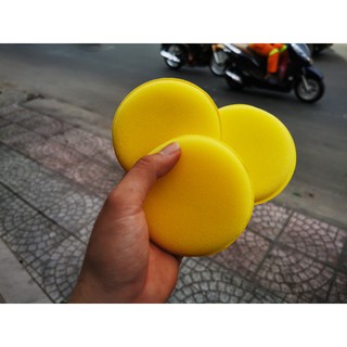 Mút Tròn Đánh Sáp Thoa Hóa Chất Chăm Sóc Xe