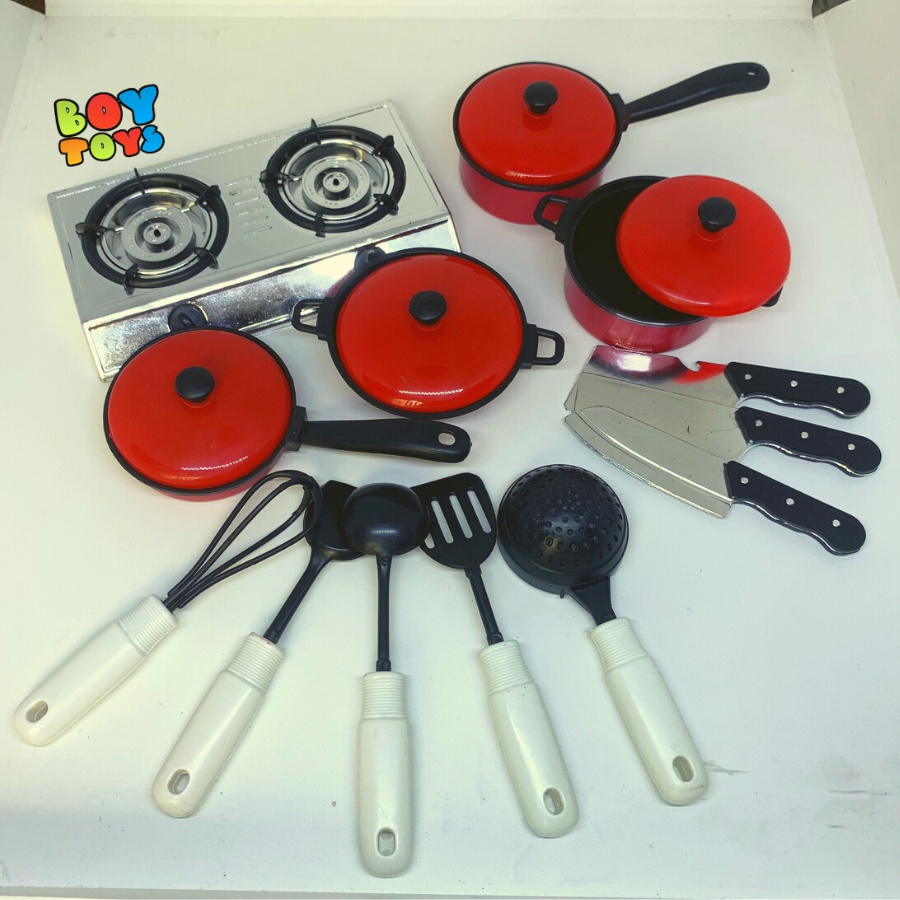 [KÈM BẾP]Bộ đồ chơi nấu ăn 36 món đầy đủ, cho bé thỏa sức với đam mê nấu nướng