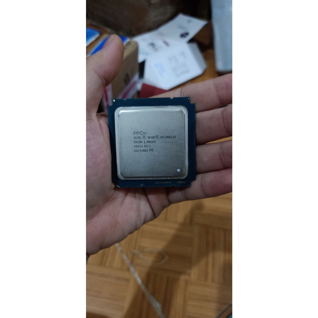 CPU Intel Xeon E5-2651-V2 12 nhân 24 luồng, xung nhịp 1.8 - 2.2 GHZ