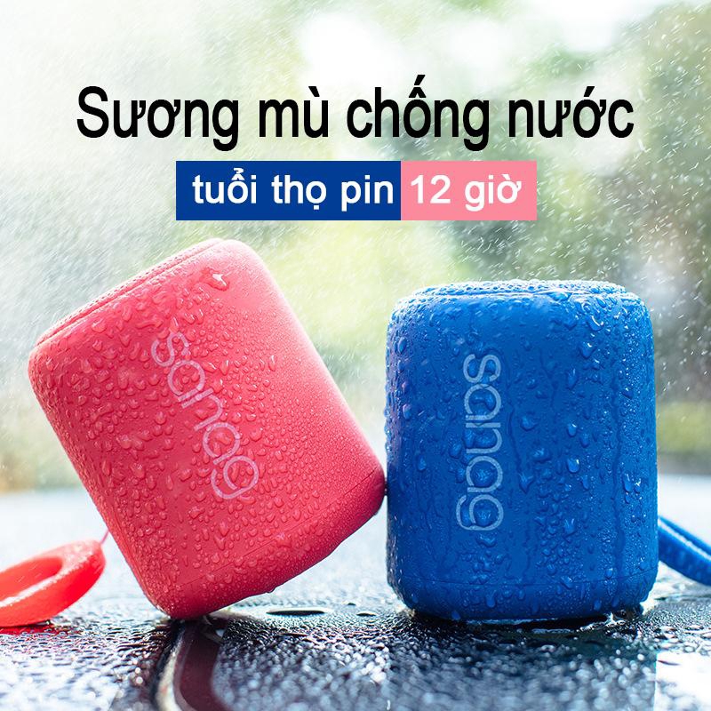 Loa Bluetooth Portable San Ag X6 Super Extra Bass Không dây 5.0 Loa rảnh tay Radio Micro SD IPX5 Chống nước [YX100005*]