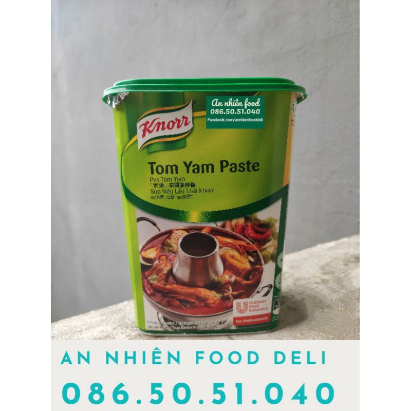 Súp Nền Lẩu Thái hiệu Knorr Tom Yam Paste 1,5KG