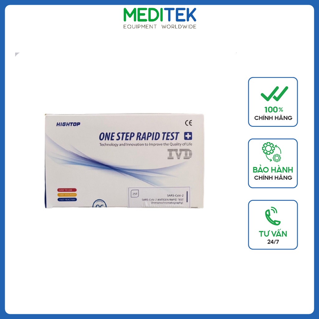 (GIAO HỎA TỐC) Bộ kit test mũi nông Covid 19 Hightop, bộ 5 kit test