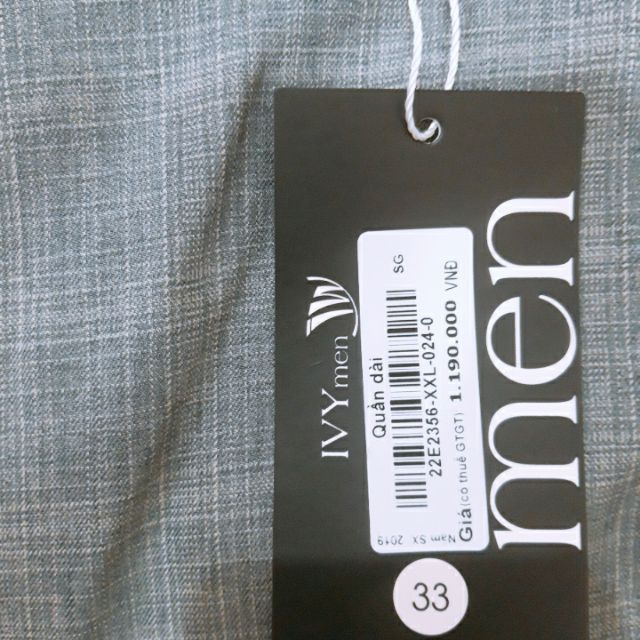 Bộ quần áo nam IvyModa size XXL