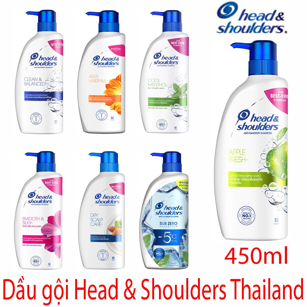 Dầu gội Head Shoulders Thái Lan 450ml
