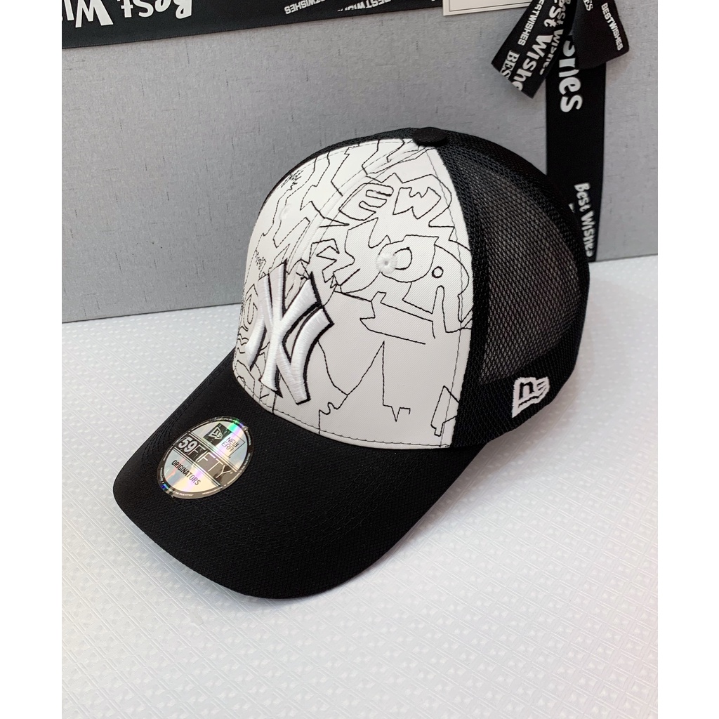 Nón Mũ Lưỡi Trai NY MLB Cao Cấp, Họa Tiết , Chất Liệu Lưới Thoáng Mát