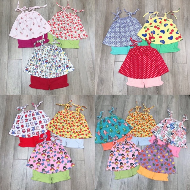 Bộ 2 dây cho bé gái cực mát