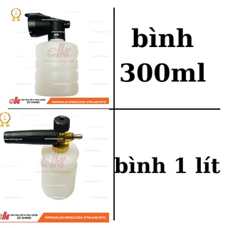 Bình tạo bọt tuyết rửa xe -Bình bọt tuyết 1 lít / 300ml