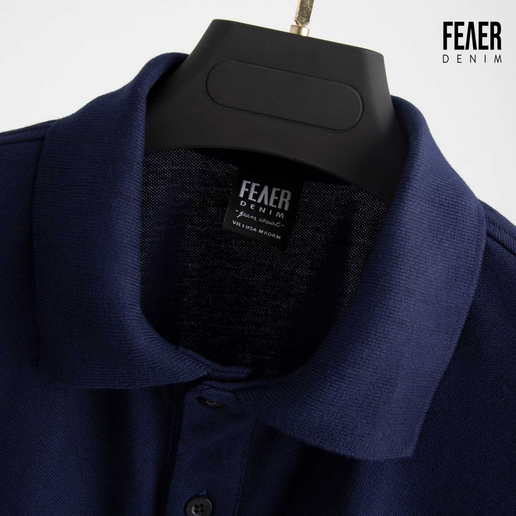 [PREMIUM] Áo Polo nam Feaer chất CVC CAO CẤP - BASIC PREMIUM MÀU XANH NAVY FNAVY | BigBuy360 - bigbuy360.vn