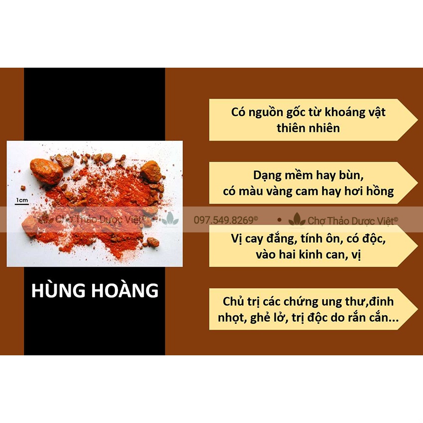 Hùng hoàng 1kg - Chợ Thảo Dược Việt