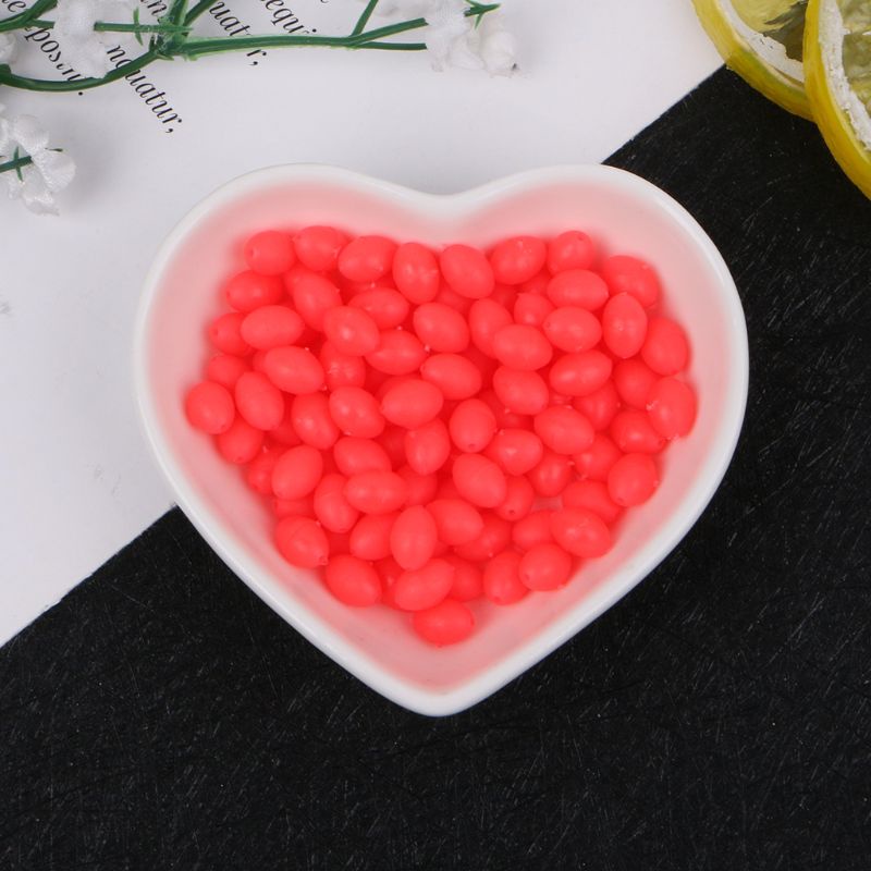 Bộ 100 Phao Nổi Câu Cá Dạ Quang Cứng Hình Oval