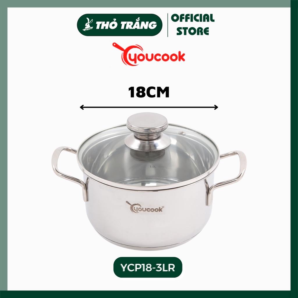 Nồi inox 3 đáy cao cấp thân BẦU thương hiệu You Cook
