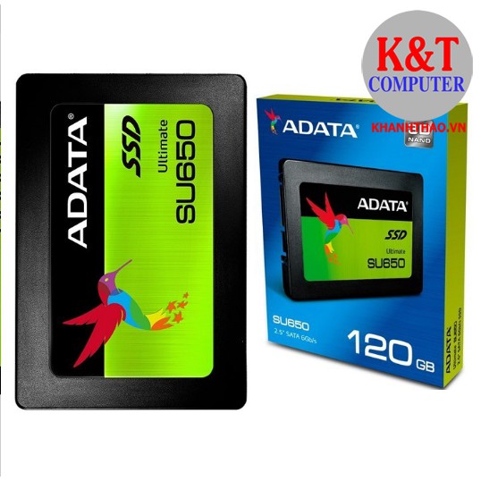 [Mã ELMS4 giảm 7% đơn 500K] Ổ Cứng SSD 120G Adata SU650 (ASU650) -