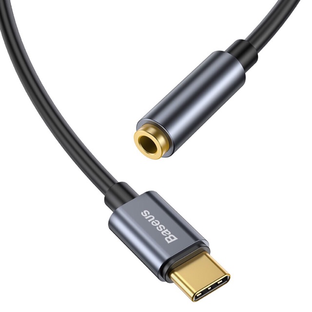 Jack chuyển đổi Type C sang cổng 3.5mm Baseus L54 chính hãng