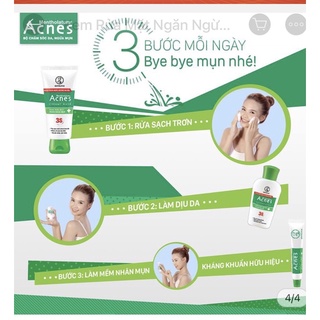 (CHÍNH HÃNG) Sữa Rửa Mặt Acnes 100g
