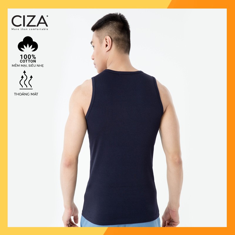 Áo ba lỗ nam tập gym thể thao sát nách cotton mềm co giãn 4 chiều thấm hút mồ hôi CIZA ATKS01 | BigBuy360 - bigbuy360.vn